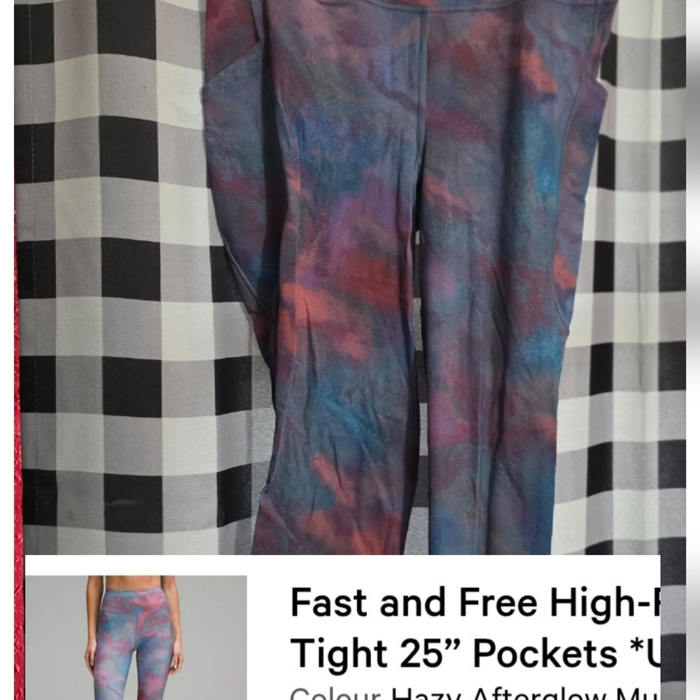 lululemon athletica Hazy Afterglow Multicolor Leggings